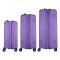 Набір валіз 2E, Aero, поліпропілен, (L+M+S), TSA, 4 колеса, EXP, лавандовий