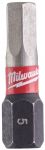 Біти Milwaukee Shockwave, набір 2шт, Hex5х25мм