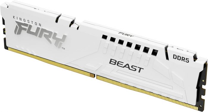 Пам'ять ПК Kingston DDR5  16GB 6000 FURY Beast EXPO Білий