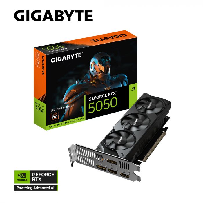 Відеокарта GIGABYTE GeForce RTX 5050 8GB GDDR6 OC Low Profile