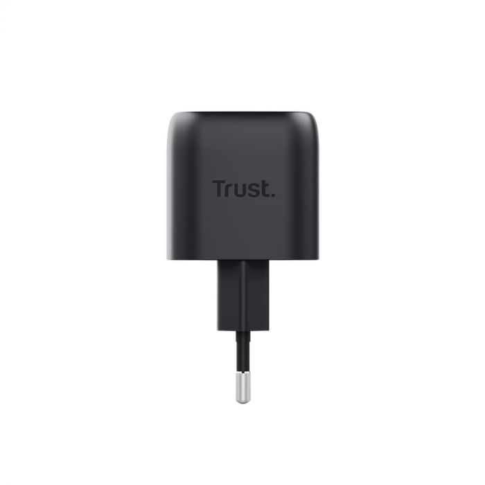 Зарядний пристрій мережевий Trust Maxo 30Вт, GaN, USB-C, PD/PPS, чорний