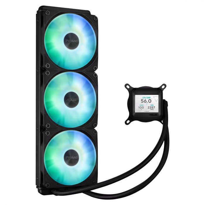 Система рідинного охолодження ASUS PRIME LC 360 ARGB LCD Intel LGA 1700, 1200, 1851, AMD AM4, AM5 ARGB LCD 	90RC00Z1-B0EAY0