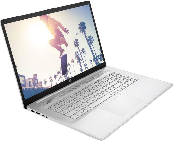Ноутбук HP 17-cp2016ua 17.3" FHD IPS AG, AMD R5-7520U, 16GB, F512GB, UMA, DOS, сріблястий