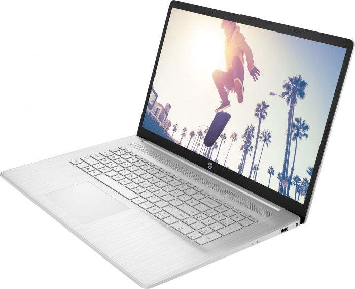 Ноутбук HP 17-cp2016ua 17.3" FHD IPS AG, AMD R5-7520U, 16GB, F512GB, UMA, DOS, сріблястий