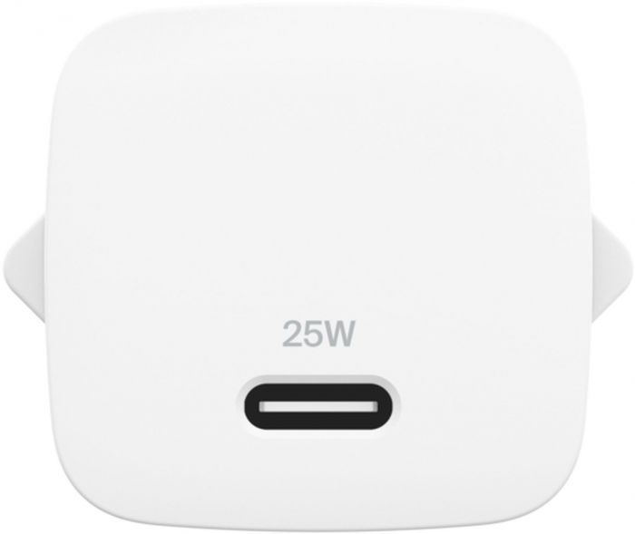 Зарядний пристрій мережевий Belkin 25Вт USB-С PD PPS, білий