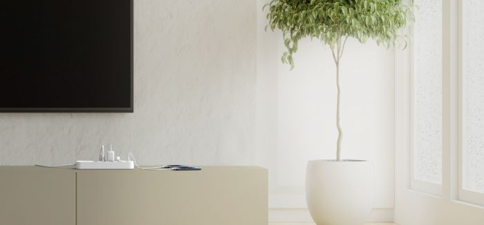 Подовжувач-фільтр мережевий Belkin 8хТип F, 3x1.5мм кв, 16А, USB-A/USB-C 18Вт, з захистом від перенапруги, 2м, білий