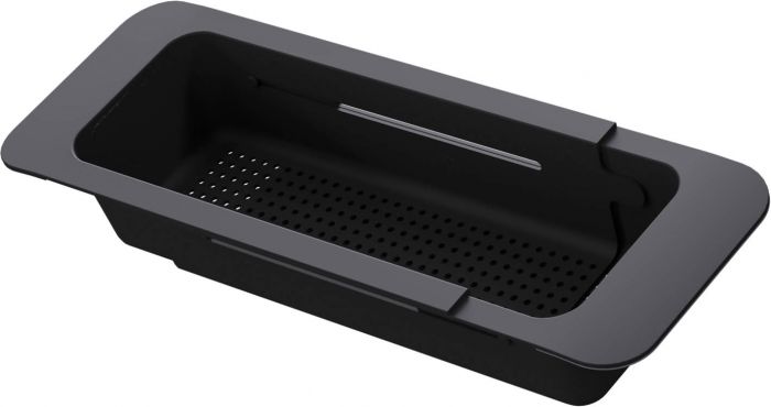 Корзина Deante, 134х68х395мм, для сушки овочів для фруктів, чорна