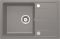 Набір для кухні Deante Leda, гранітна мийка ZRD_S113 + зміш. BOC_S740, сірий металік