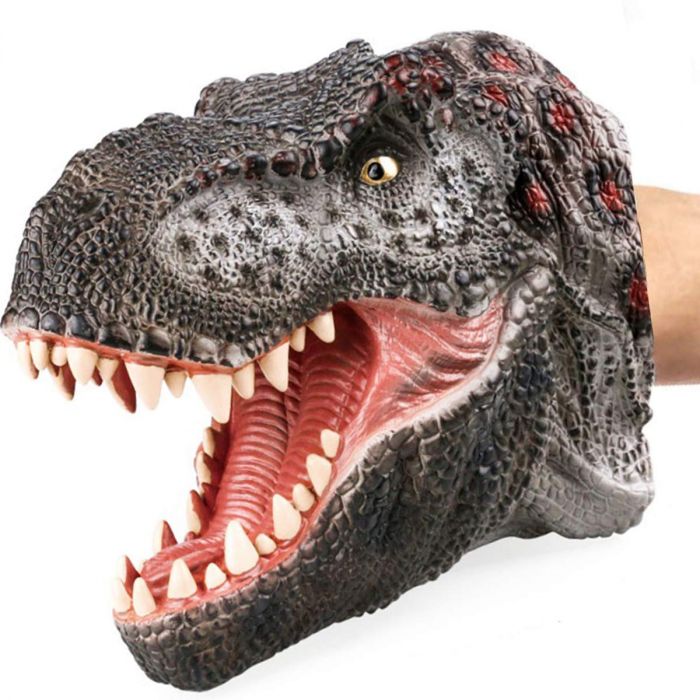 Іграшка-рукавичка Same Toy Тиранозавр коричневий