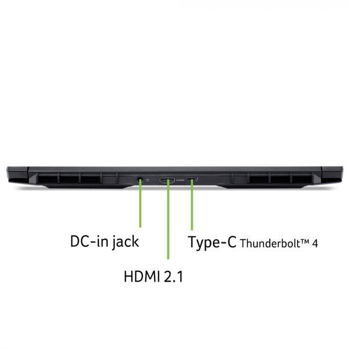 Ноутбук Acer Nitro V 16S ANV16S-71 16" WQXGA IPS, Intel 9-270H, 32GB, F1TB, NVD5070-8, Lin, чорний