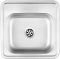 Мийка кухонна Deante Techno, нерж.сталь, кадратна, без крила, 380х390х150мм, чаша - 1, накладна, нерж