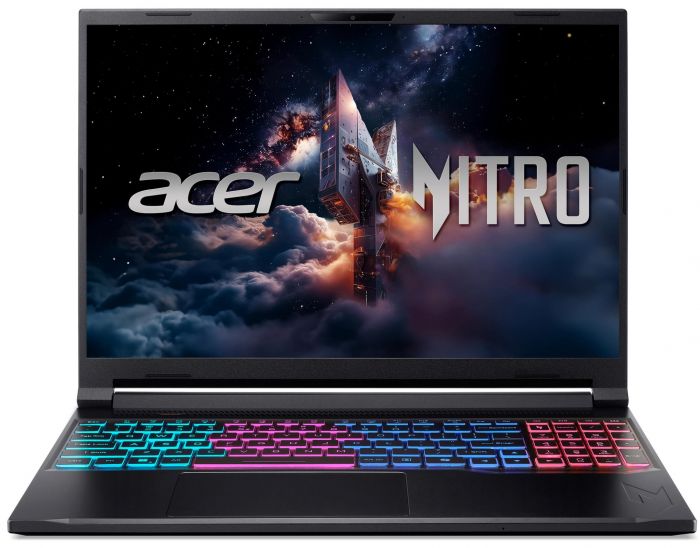 Ноутбук Acer Nitro V 16S ANV16S-71 16" WQXGA IPS, Intel 9-270H, 32GB, F1TB, NVD5070-8, Lin, чорний