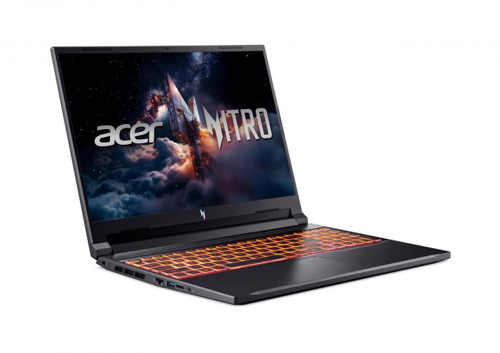 Ноутбук Acer Nitro V 16 ANV16-72 16" WUXGA IPS, Intel 7-240H, 32GB, F1TB, NVD5070-8, Lin, чорний