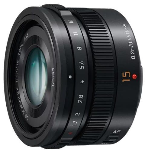 Об`єктив Panasonic Micro 4/3 Lens 15mm  f/1.7 ASPH Black