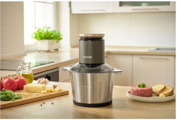 Подрібнювач Sencor, 900 Вт, 9 лез, чаша-3 л., нерж.сталь