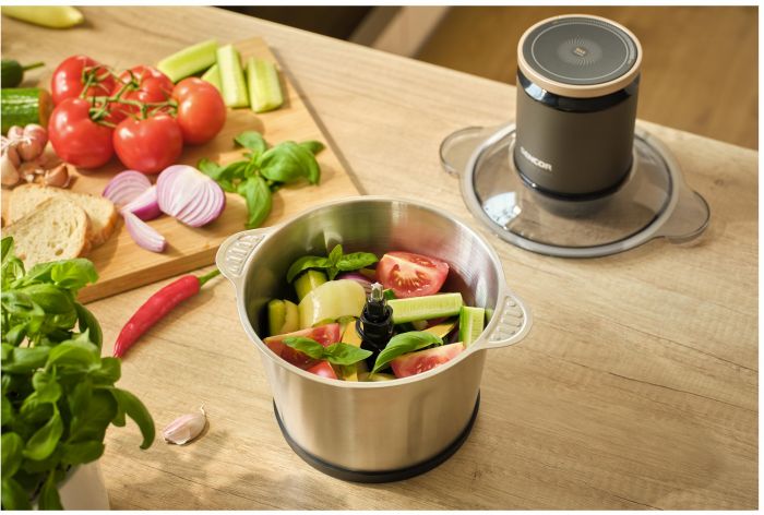 Подрібнювач Sencor, 900 Вт, 9 лез, чаша-3 л., нерж.сталь