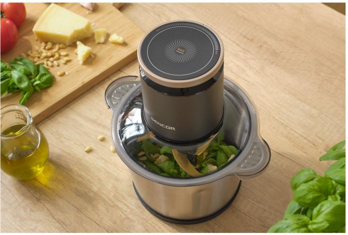 Подрібнювач Sencor, 900 Вт, 9 лез, чаша-3 л., нерж.сталь