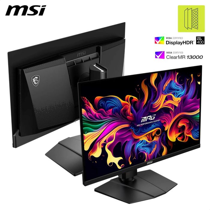Монітор MSI 26.5" MAG 271QP-QD-X24 2xHDMI, DP, Audio, OLED, 2560x1440, 240Hz, 0.03ms, DCI-P3 99%, AdaptiveSync, HAS, HDR400