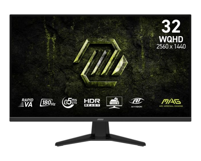 Монітор MSI 31.5" MAG 325QF-E18V 2xHDMI, DP, Audio, VA, 2560x1440, 180Hz, 0.5ms, sRGB 109%, AdaptiveSync