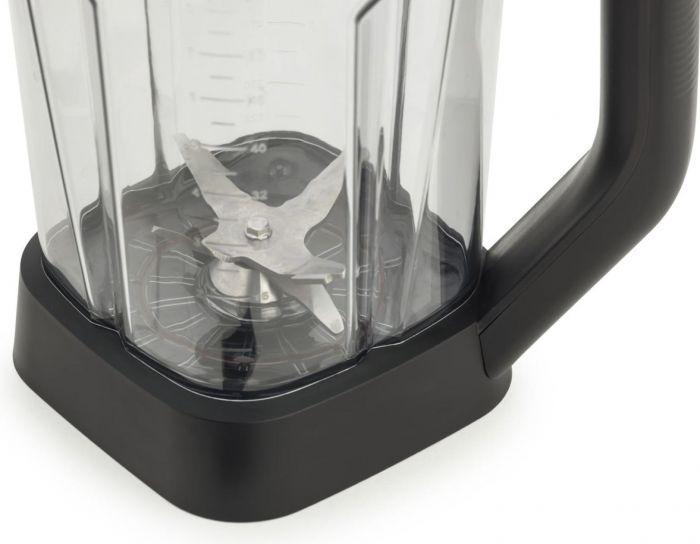 Блендер Gorenje стаціонарний 1500Вт, чаша-2000мл, дисплей, подрібнювач, чорний-нерж