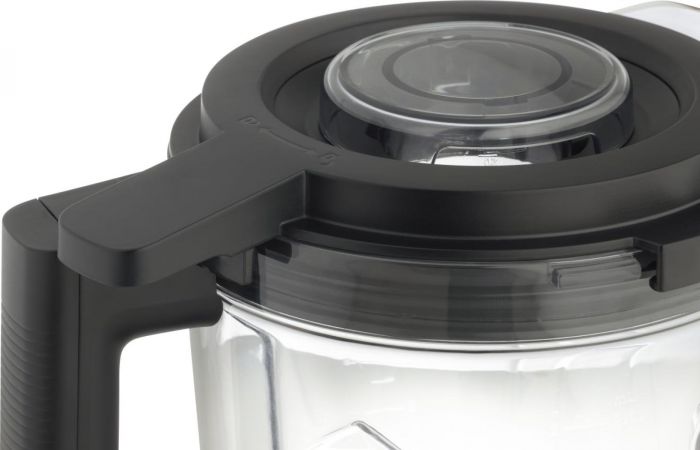 Блендер Gorenje стаціонарний 1500Вт, чаша-2000мл, дисплей, подрібнювач, чорний-нерж