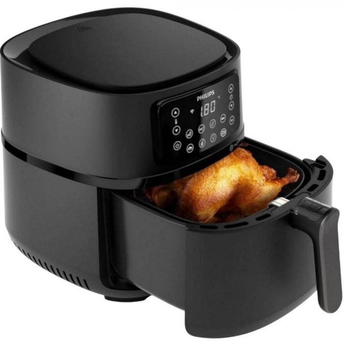 Мультипіч Philips Ovi Connected XXL  2000Вт, чаша-7.2л, сенсорне управл., 8 авто. ппрограм, аксесуари , пластик, чорний