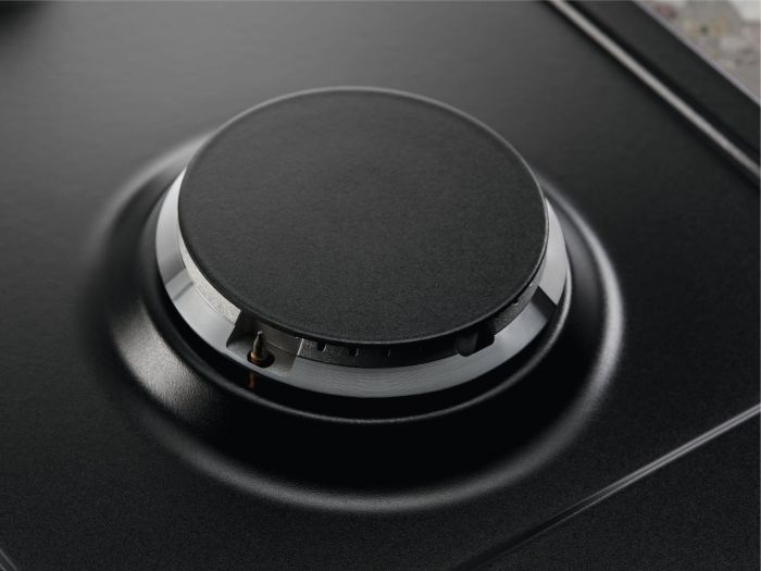 Варильна поверхня Electrolux газова, 60см, чавун, чорний