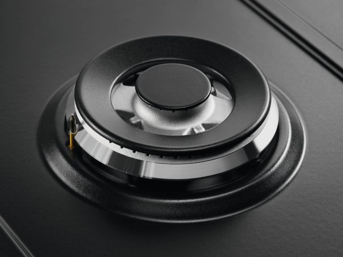 Варильна поверхня Electrolux газова, 60см, чавун, чорний