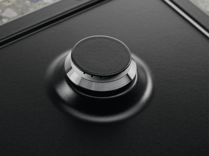 Варильна поверхня Electrolux газова, 60см, чавун, чорний