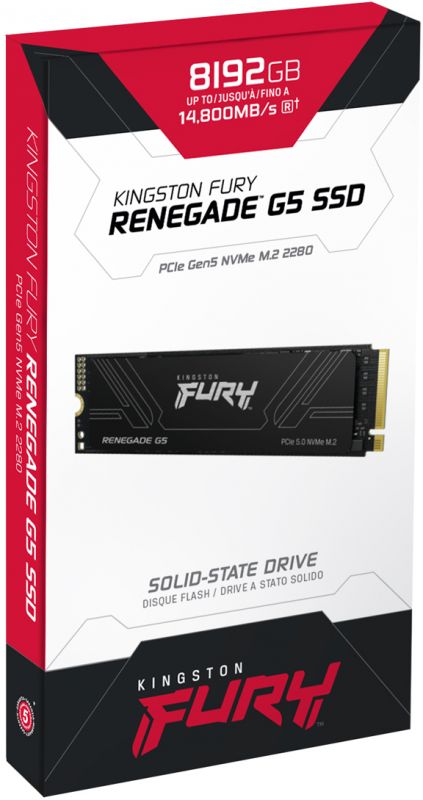 Накопичувач SSD Kingston M.2 8TB PCIe 5.0 FURY Renegade