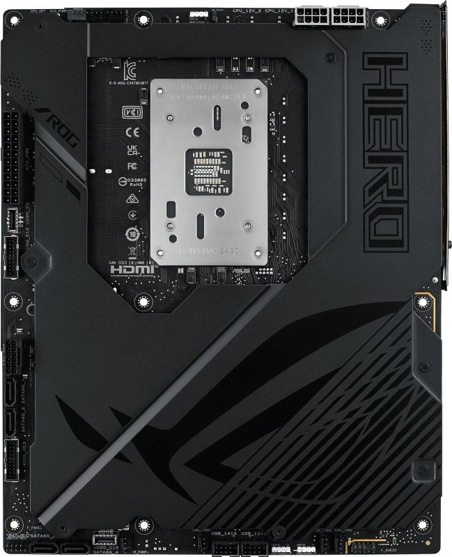 Материнcька плата ASUS ROG CROSSHAIR X870E HERO BTF sAM5 X870E 4xDDR5 M.2 HDMI WiFi BT ATX приховане підключення роз'ємів