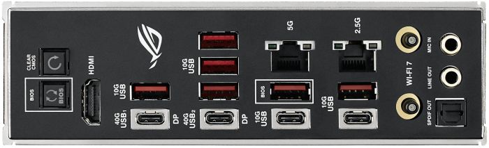 Материнcька плата ASUS ROG CROSSHAIR X870E HERO BTF sAM5 X870E 4xDDR5 M.2 HDMI WiFi BT ATX приховане підключення роз'ємів