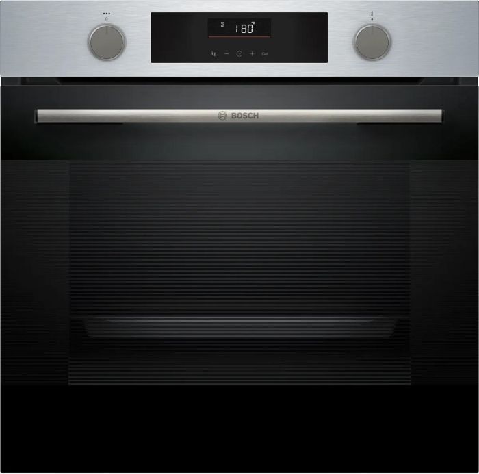 Духова шафа Bosch електрична, 76л, A, дисплей, конвекція, телескопічні направляючі,  нержавіюча сталь