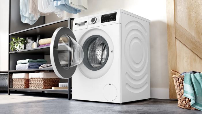 Прально-сушильна машина Bosch фронтальна, 8(5)кг, 1400, E, 59см, дисплей, білий