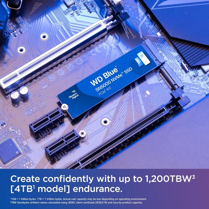 Накопичувач SSD WD M.2 2TB PCIe 4.0 Blue SN5000