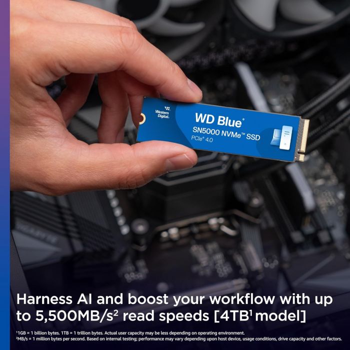 Накопичувач SSD WD M.2 2TB PCIe 4.0 Blue SN5000