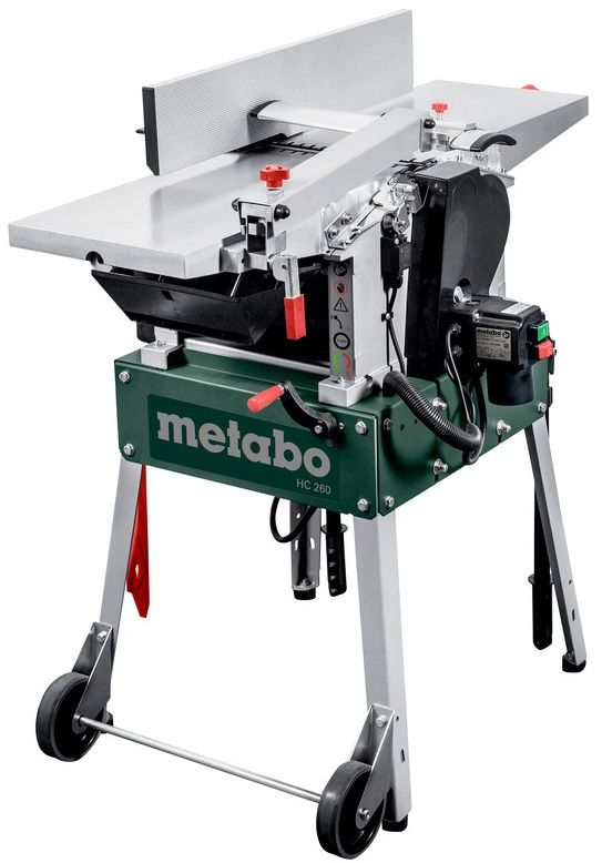 Рейсмусово-фугувальний верстат Metabo HC 260 2200Вт заготовка макс. 160х200мм зняття стружки 0-3мм 71кг