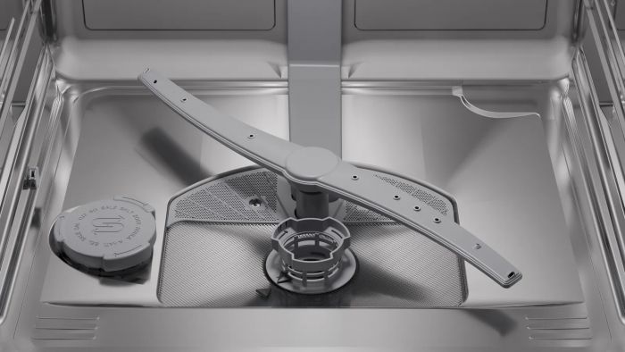 Посудомийна машина Bosch вбудована, 14компл., A, 60см, дисплей, 3й кошик, білий