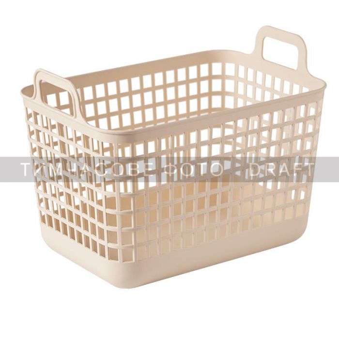 Кошик для зберігання Ardesto 33x22.5x25.2см, 12.5л, пластик PP, бежевий