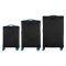 Набір валіз 2E, Trek, (L+M+S), TSA, 4 колеса, + 3 рюкзаки Cabin (2E-BPET-CABIN-BK), поліестр, чорний