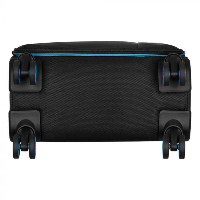 Набір валіз 2E, Trek, (L+M+S), TSA, 4 колеса, + 3 рюкзаки Cabin (2E-BPET-CABIN-BK), поліестр, чорний