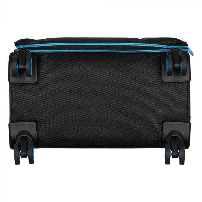 Набір валіз 2E, Trek, (L+M+S), TSA, 4 колеса, + 3 рюкзаки Cabin (2E-BPET-CABIN-BK), поліестр, чорний