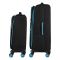 Набір валіз 2E, Trek, (M+S), TSA, 4 колеса, + 2 рюкзаки Cabin (2E-BPET-CABIN-BK), поліестр, чорний