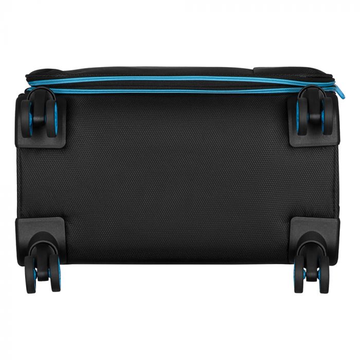 Набір валіз 2E, Trek, (M+S), TSA, 4 колеса, + 2 рюкзаки Cabin (2E-BPET-CABIN-BK), поліестр, чорний