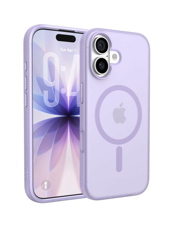 Чохол Belkin для iPhone 17, Magnetic Protective Grip, Lavender