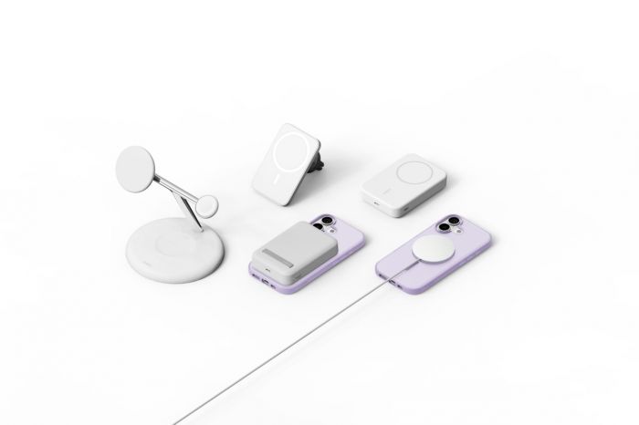 Чохол Belkin для iPhone 17, Magnetic Protective Grip, Lavender