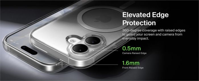 Чохол Belkin для iPhone 17, Magnetic Protective Clear