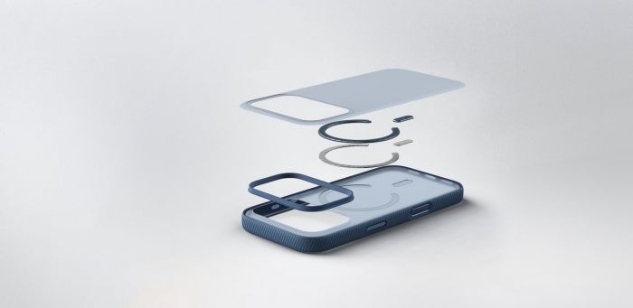 Чохол Belkin для iPhone 17 Pro, Magnetic Protective Grip, Navy