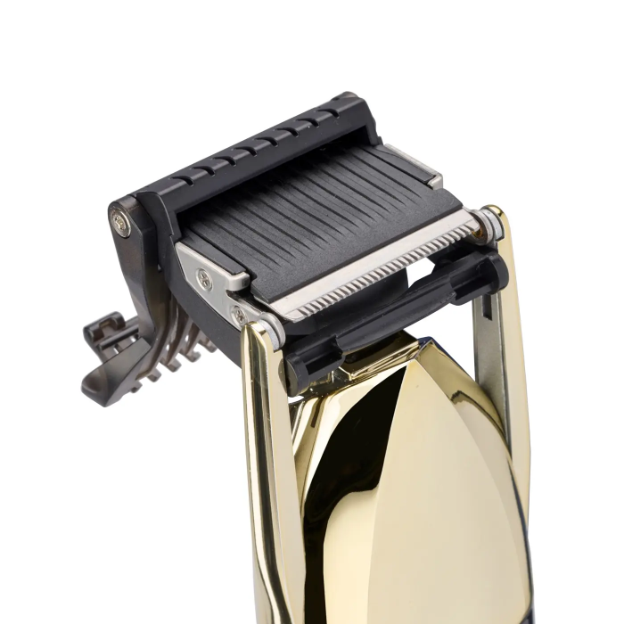 Тример Babyliss Super-X Metal Series Navy&Gold Edition, для голови, вусів та бороди, акум., насадок-1, кейс, сталь, синьо-золотий