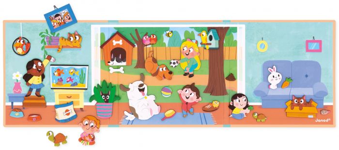 Магнітні історії Janod Домашні тварини